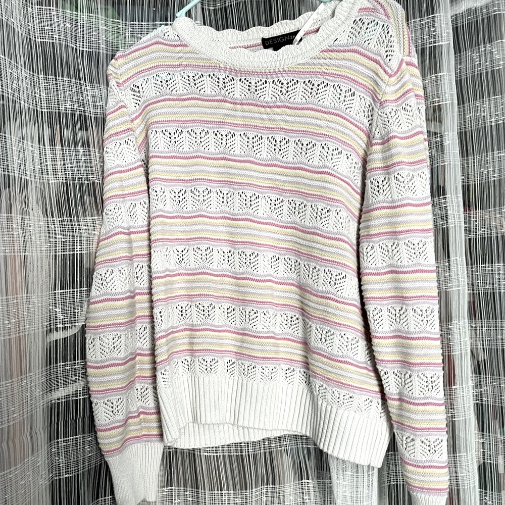 Pastel grandma sweater